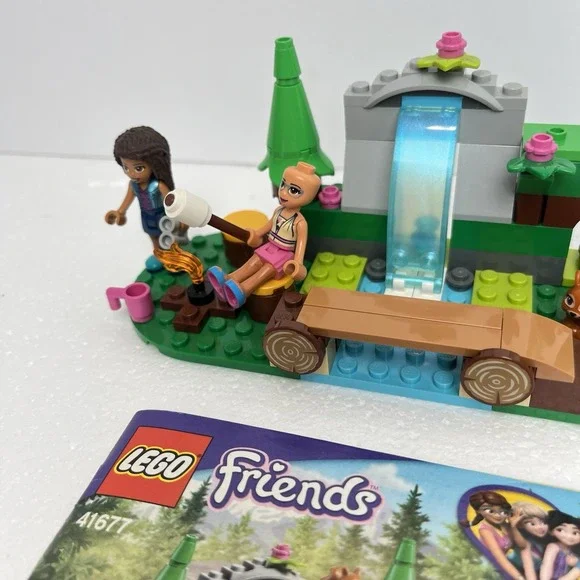 LEGO 41677 Friends Forest Waterfall Olivia Andrea Squirrel Scooter Diamond - Picture 4 of 11